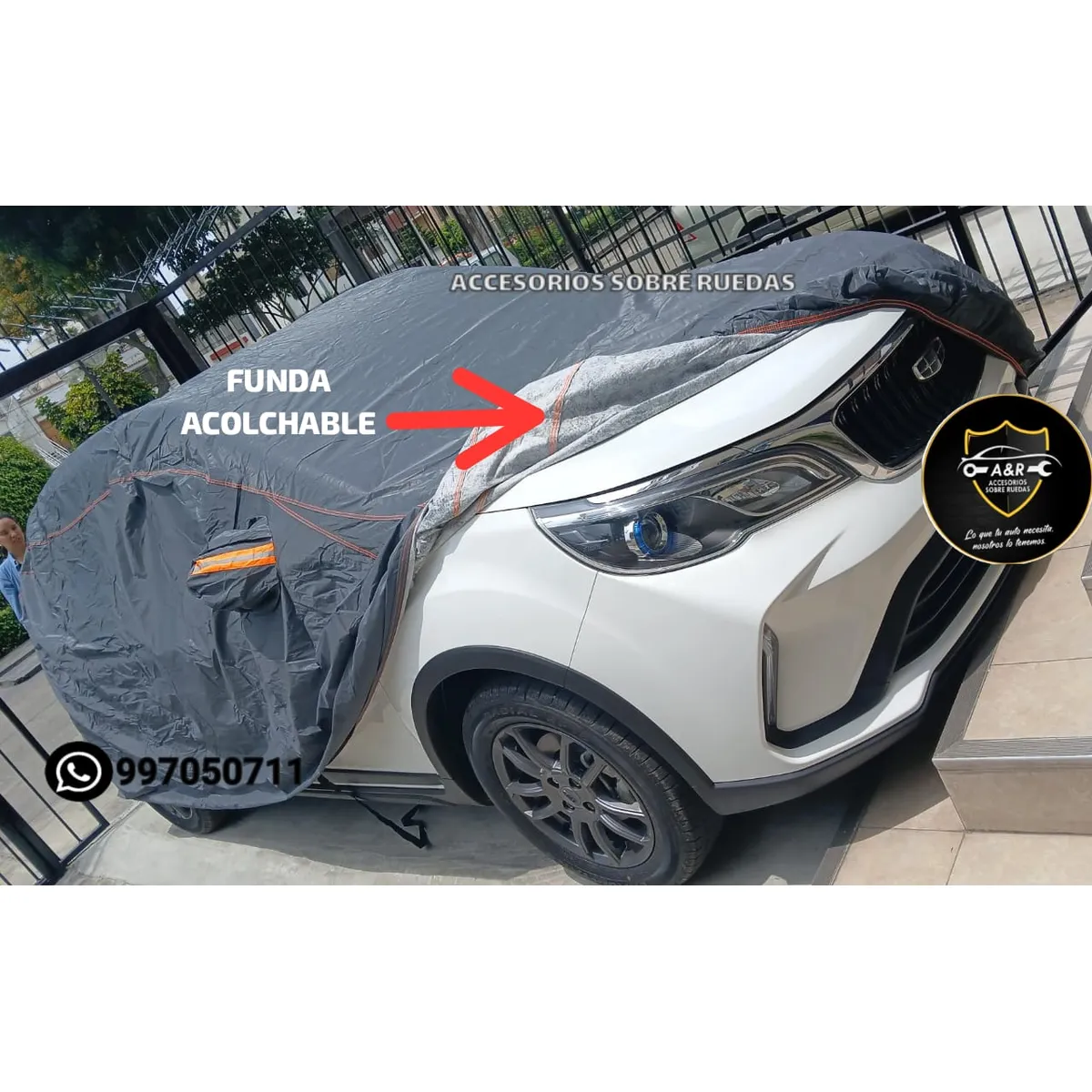 GENERICO - Cobertor GEELY GX3 PRO impermeable acolchado