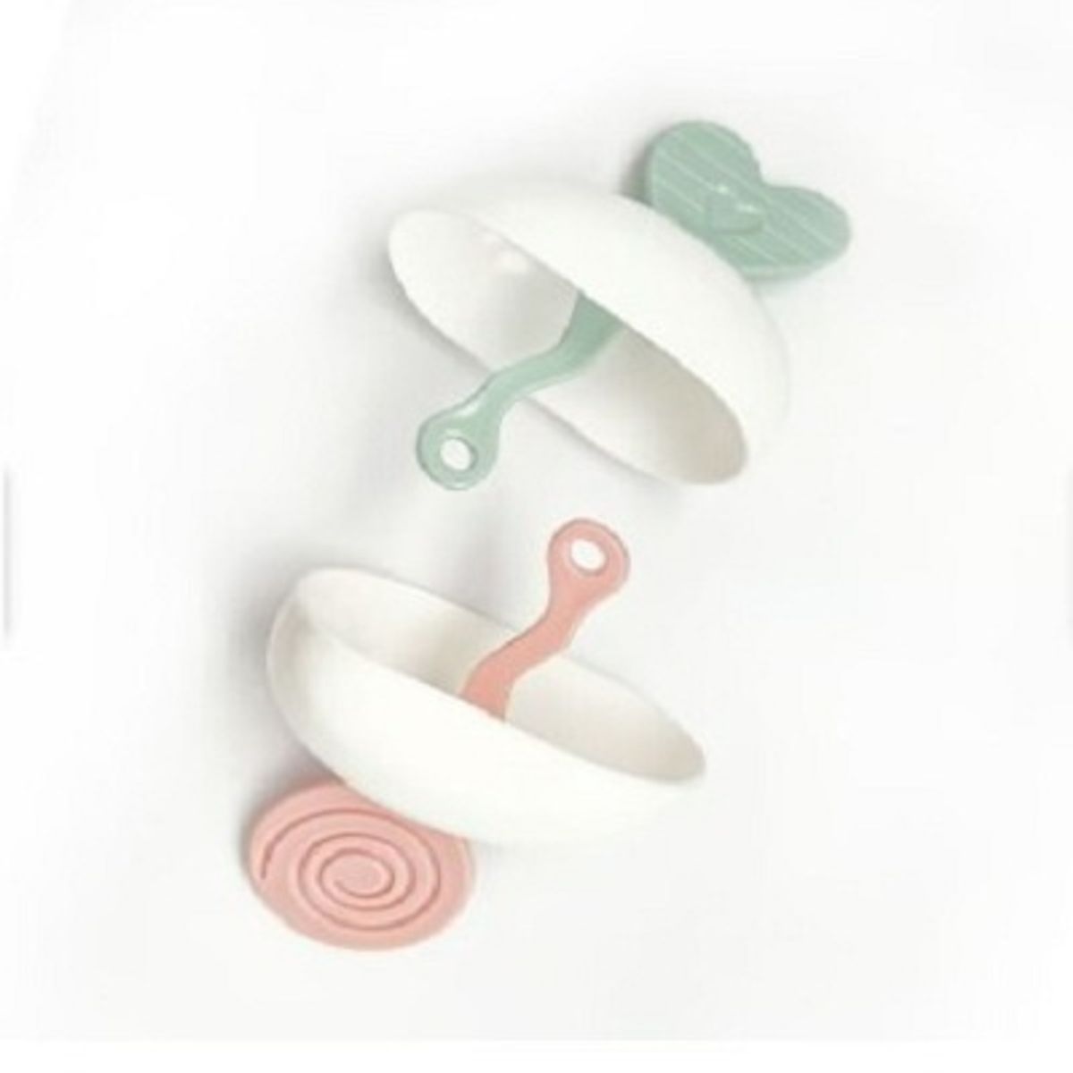 GENERICO - MOLDE PARA HELADOS - HIELO 6 PALETAS VERDE