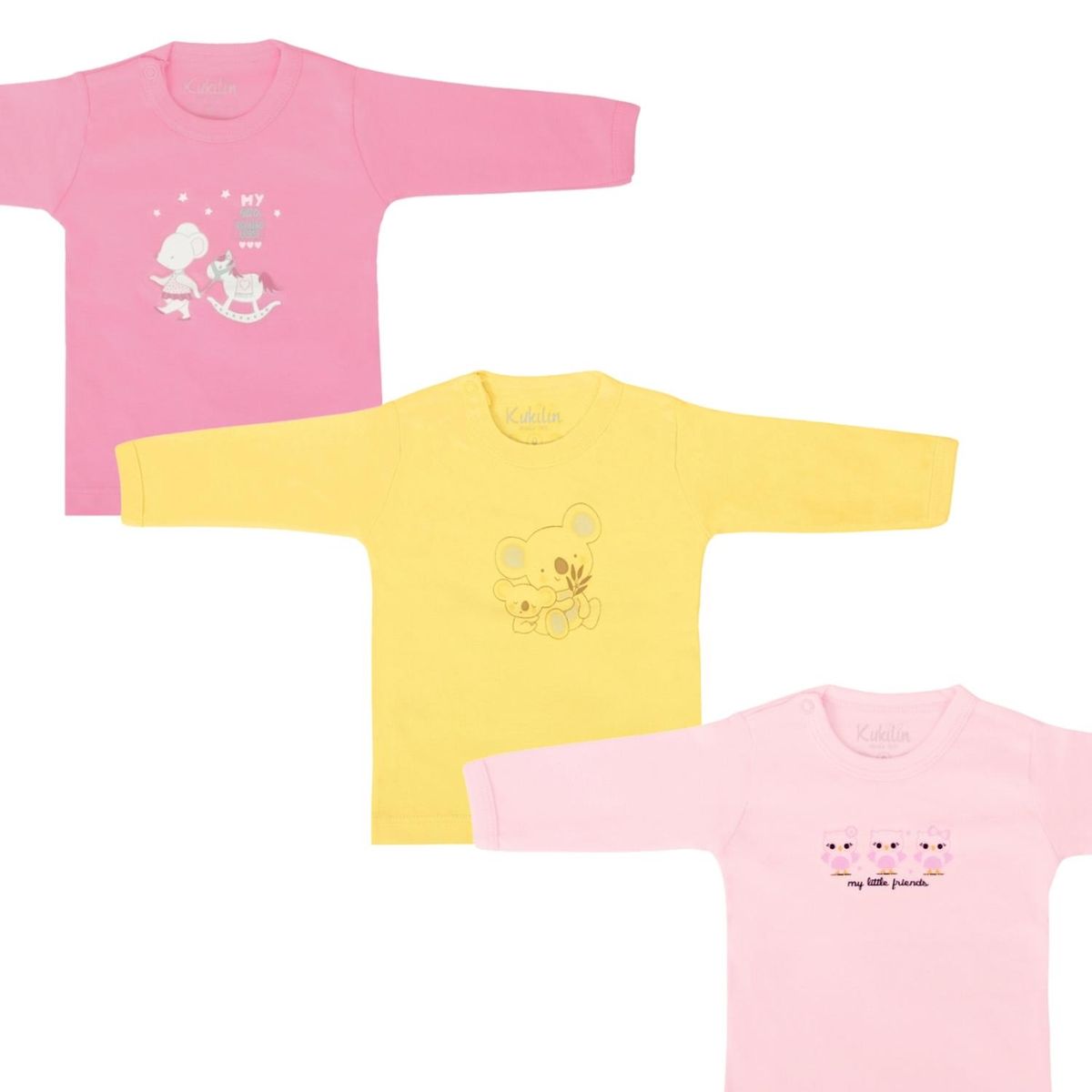 GENERICO - Pack 3 Polos mangas largas M4N03