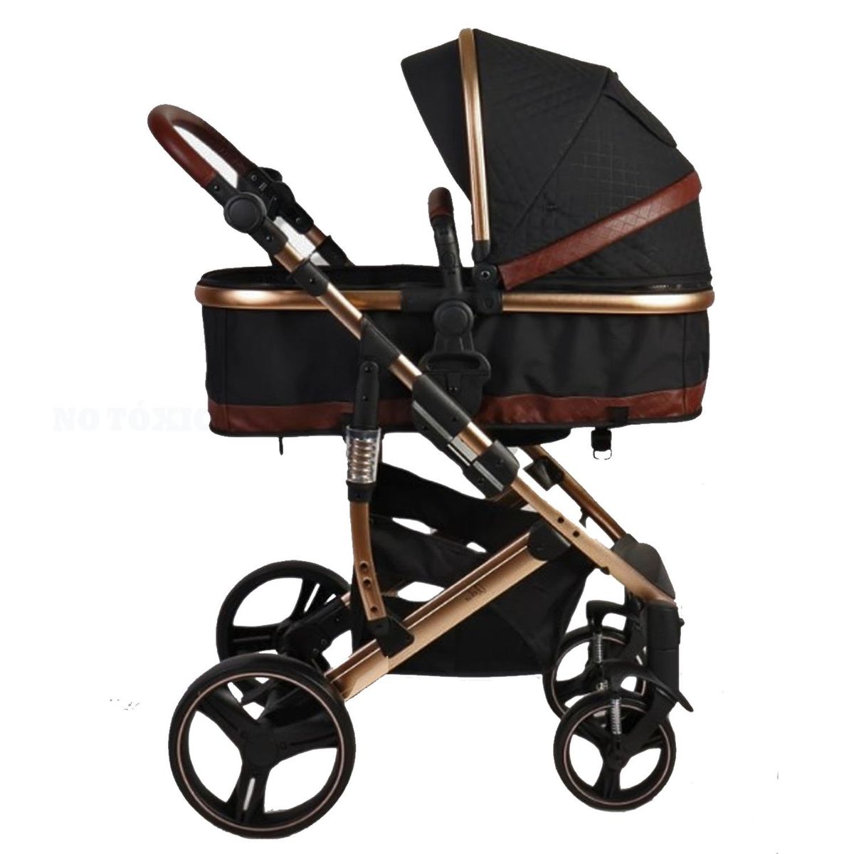 STOKKER BABY - Coche Moises de Lujo  Stokker Baby «ARCHIE» Negro