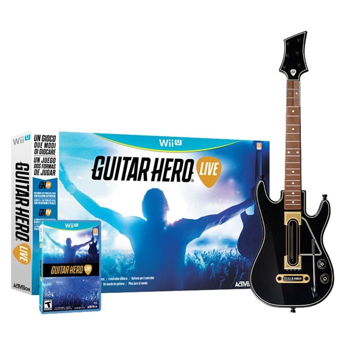 NINTENDO - Guitar Hero Live Nintendo Wii U + Guitarra + Juego