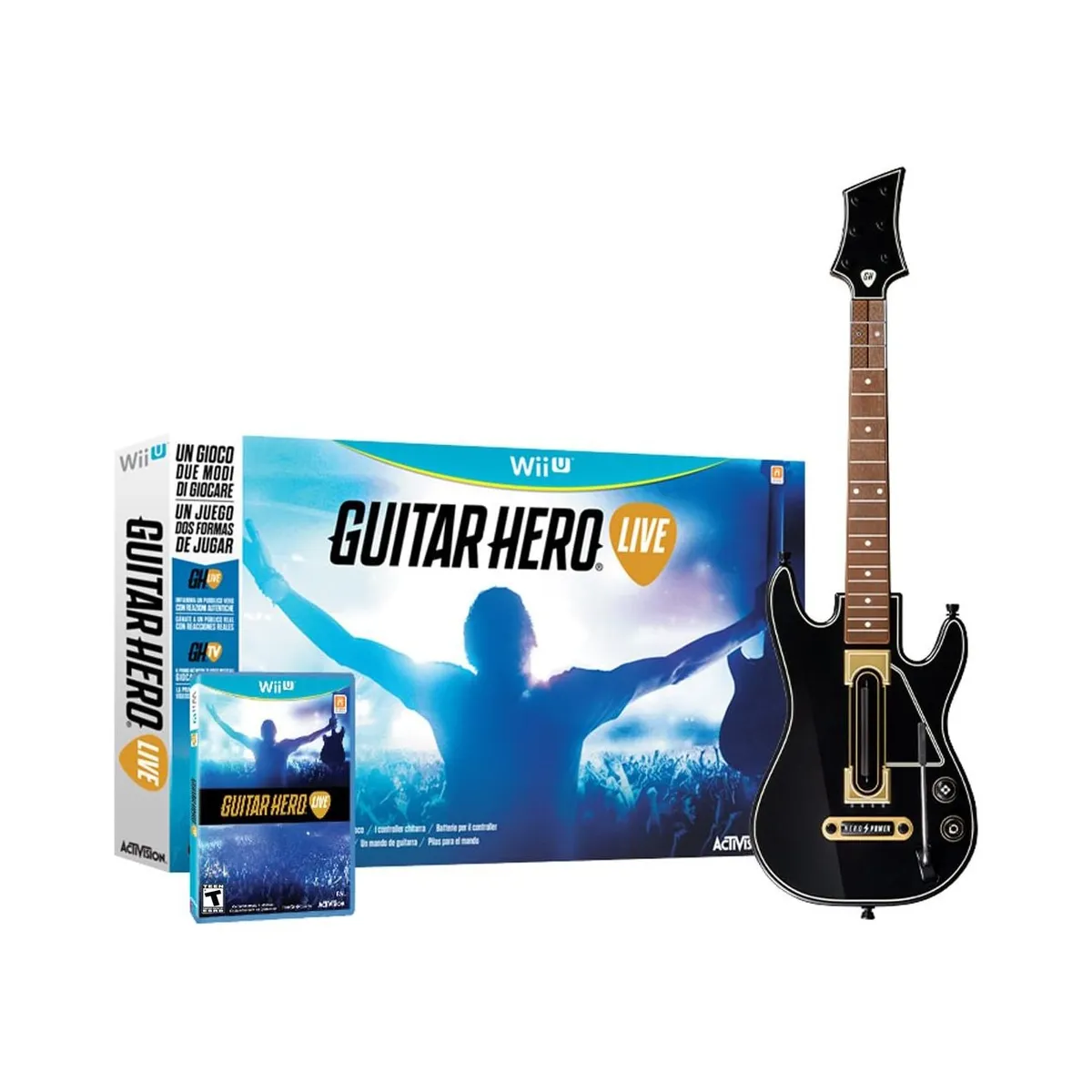 NINTENDO - Guitar Hero Live Nintendo Wii U + Guitarra + Juego