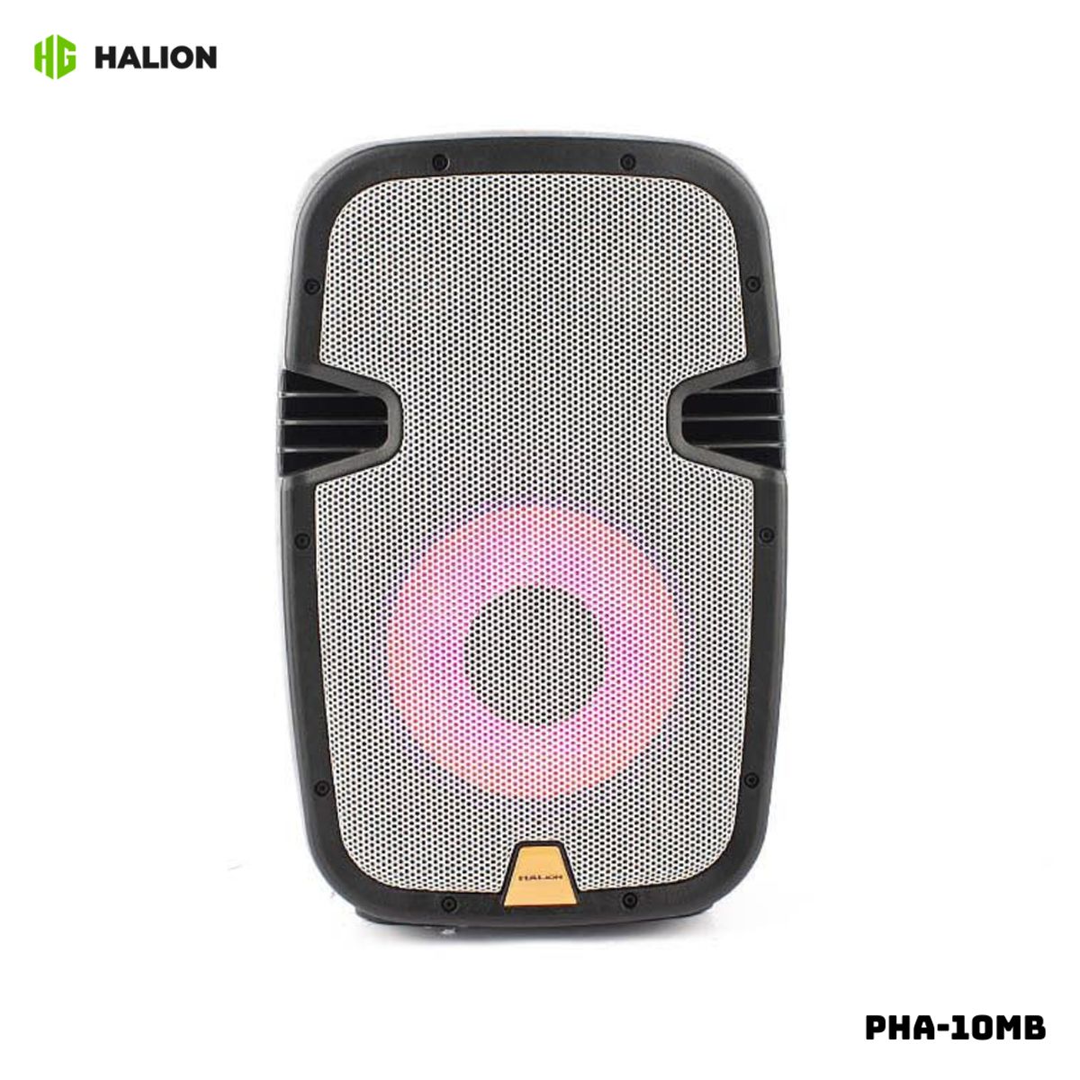 HALION - PARLANTE ACTIVO HALION 1000W 1UHF MIC BATERIA - PHA-10MB + TRIPODE