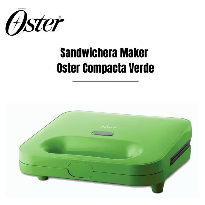 OSTER - SANDWICHERA OSTER VERDE COMPACTA CKSTSM2885K