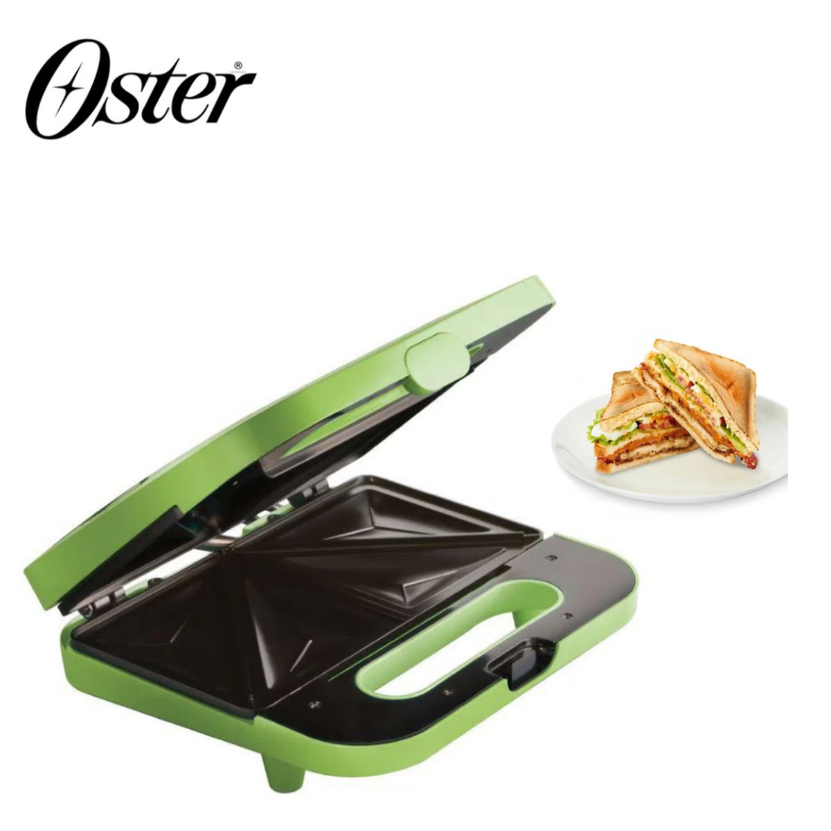 OSTER - SANDWICHERA OSTER VERDE COMPACTA CKSTSM2885K