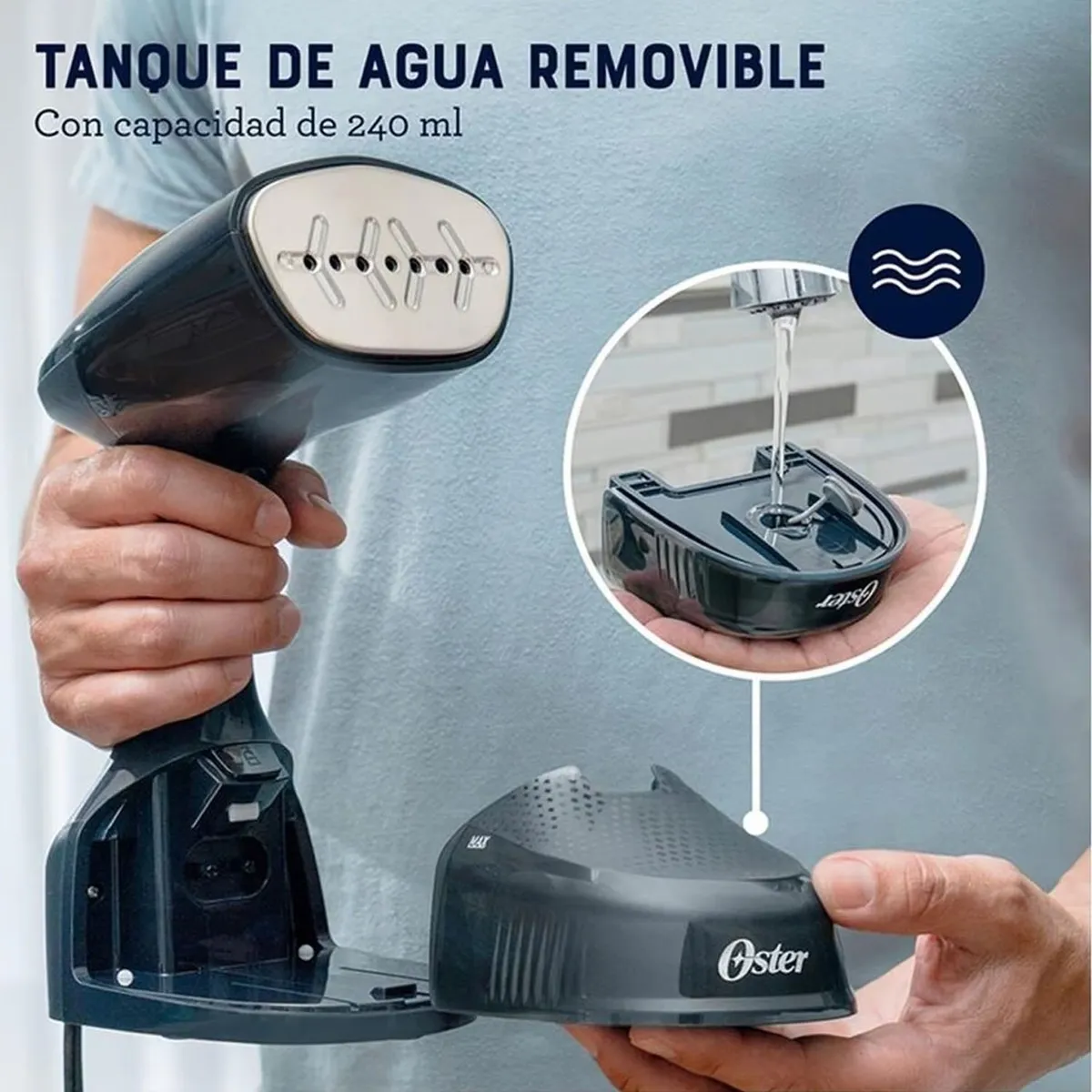 OSTER - Vaporizador De Prendas Oster Portátil GCSTES101