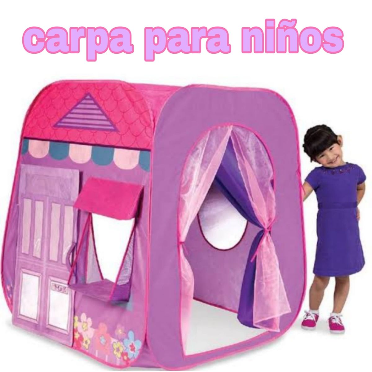GENERICO - Carpa Casa Boutique princesa para niña - Lila