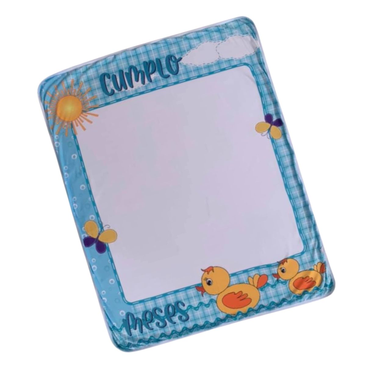 GENERICO - Manta De Algodón Pima Para Cumple Mes De Bebe