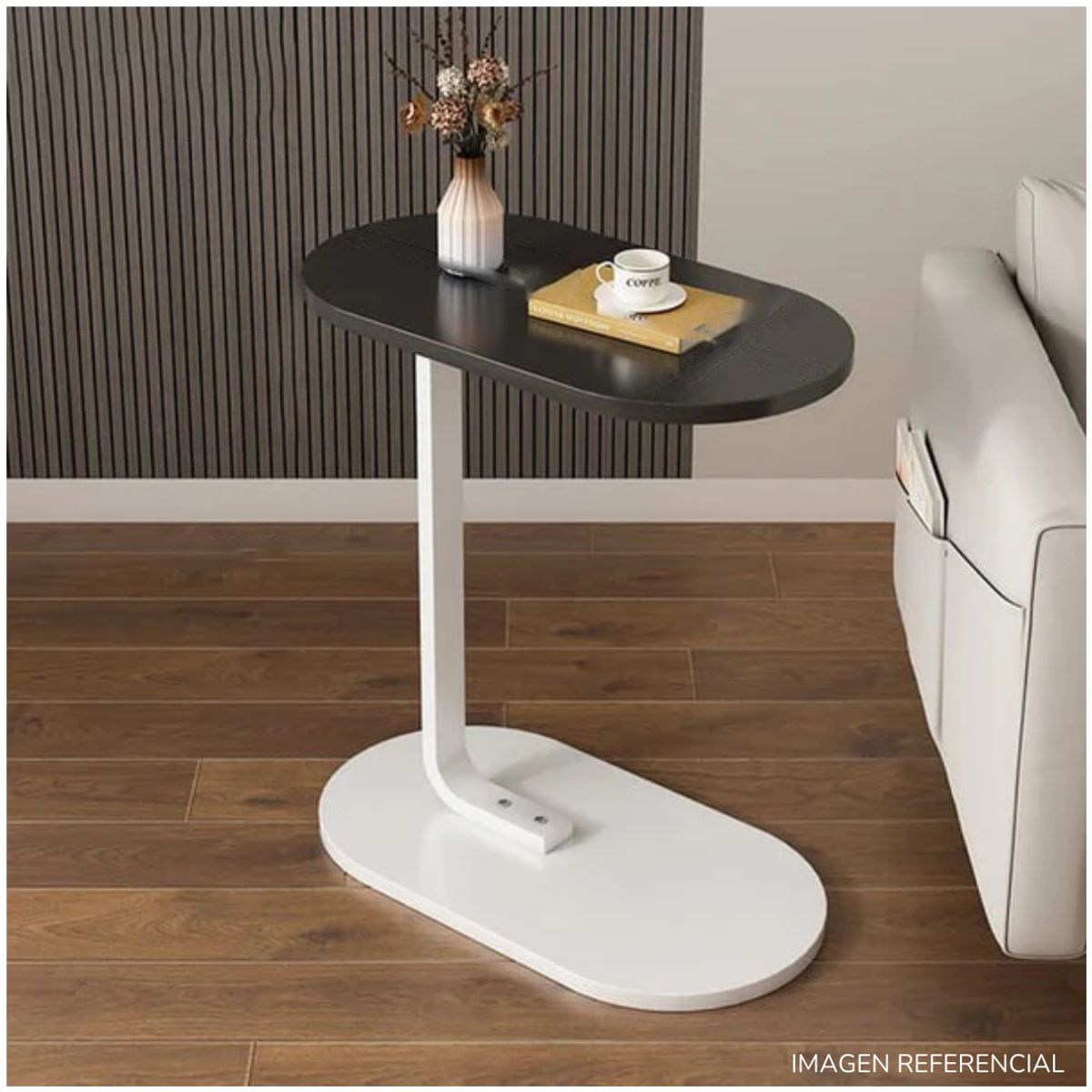 INSPIRA MARKET - Mesa Auxiliar de Centro Oval B