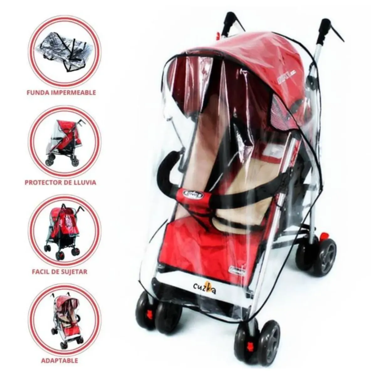 GENERICO - Protector De Coche Para Bebé Transparente