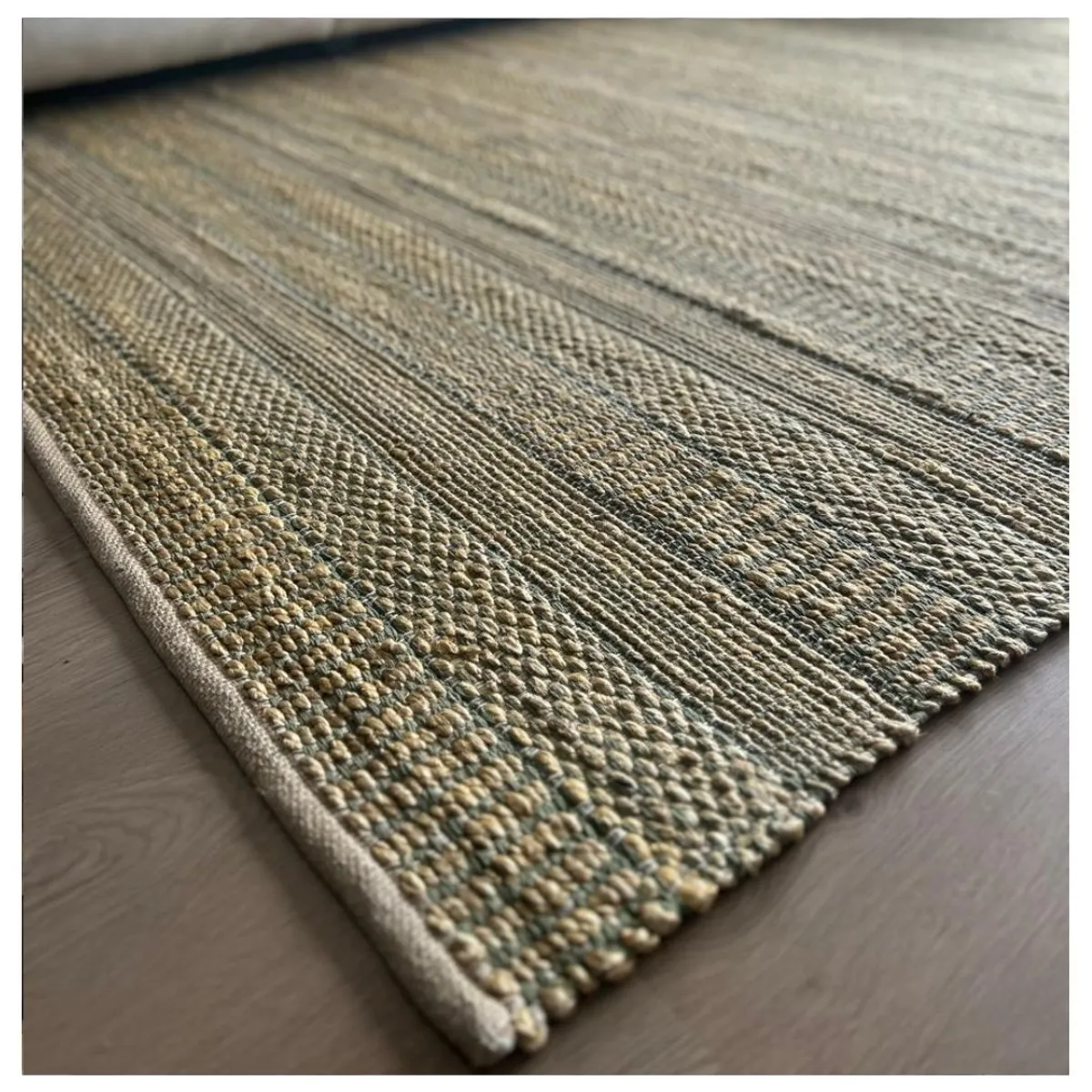 GENERICO - Alfombra  Yute Sakanda IC-17797 Verde  280 x 365 cm