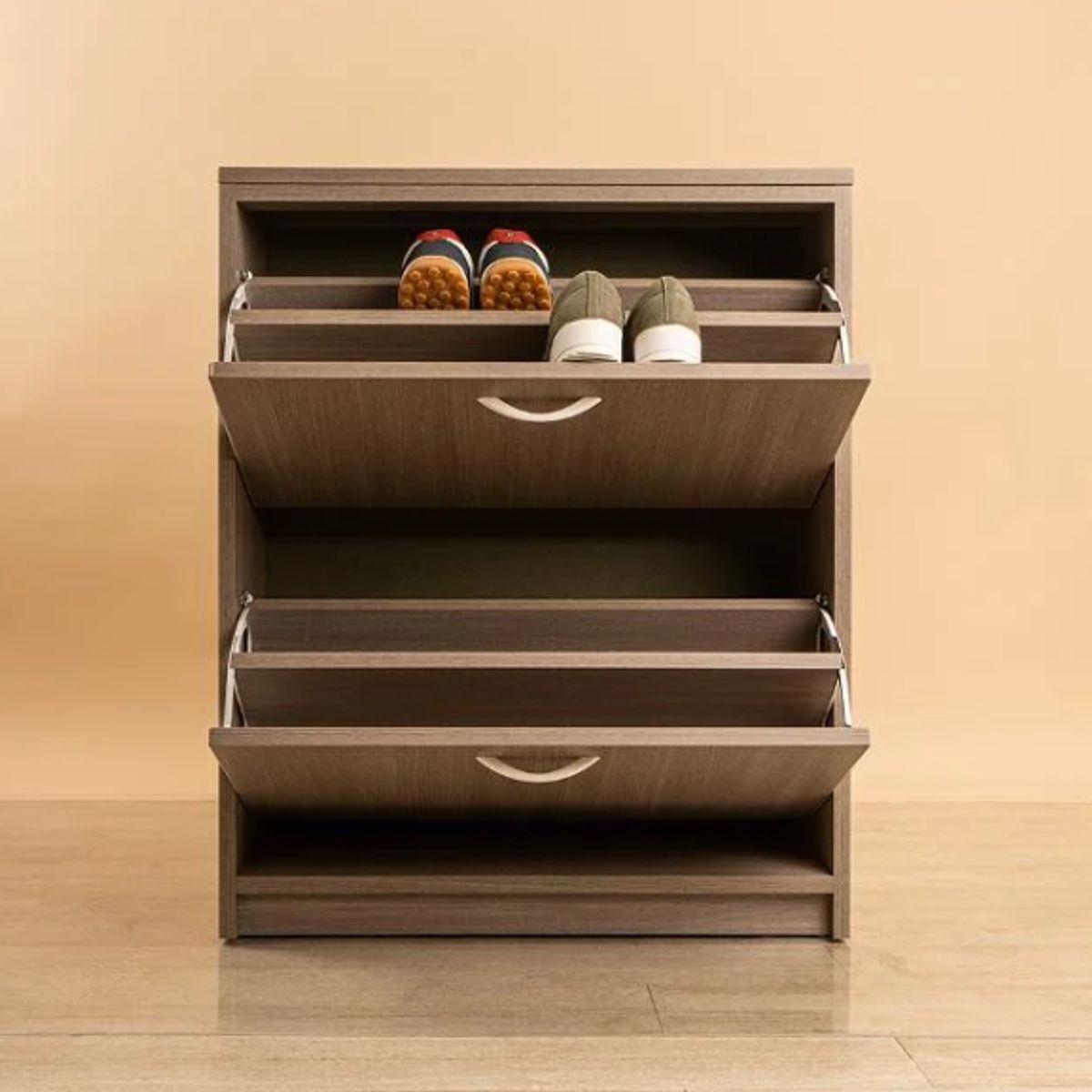 NACION MUEBLES - ZAPATERA MODERNA SKOKO MARRÓN NACION MUEBLES