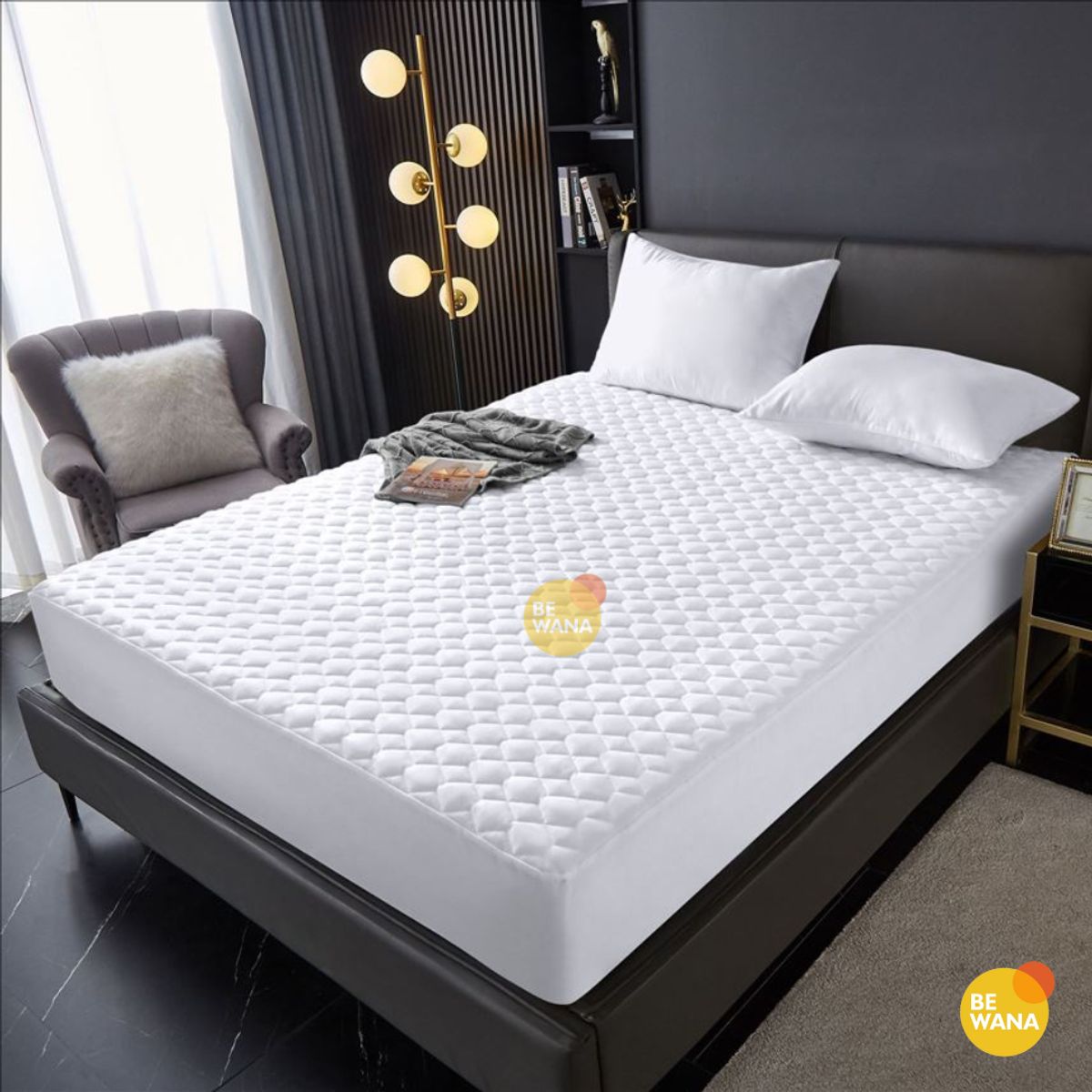 CASATEX - PROTECTOR DE COLCHON IMPERMEABLE TRANSPIRABLE 2PLAZAS