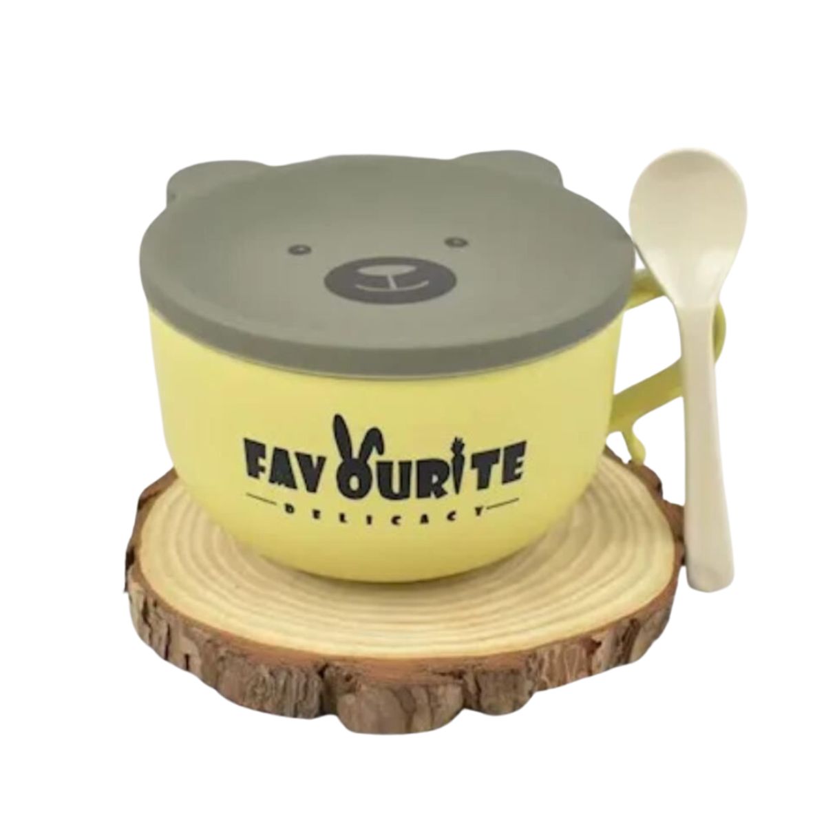 GENERICO - 2 Tazas  Tazón Con Cucharita