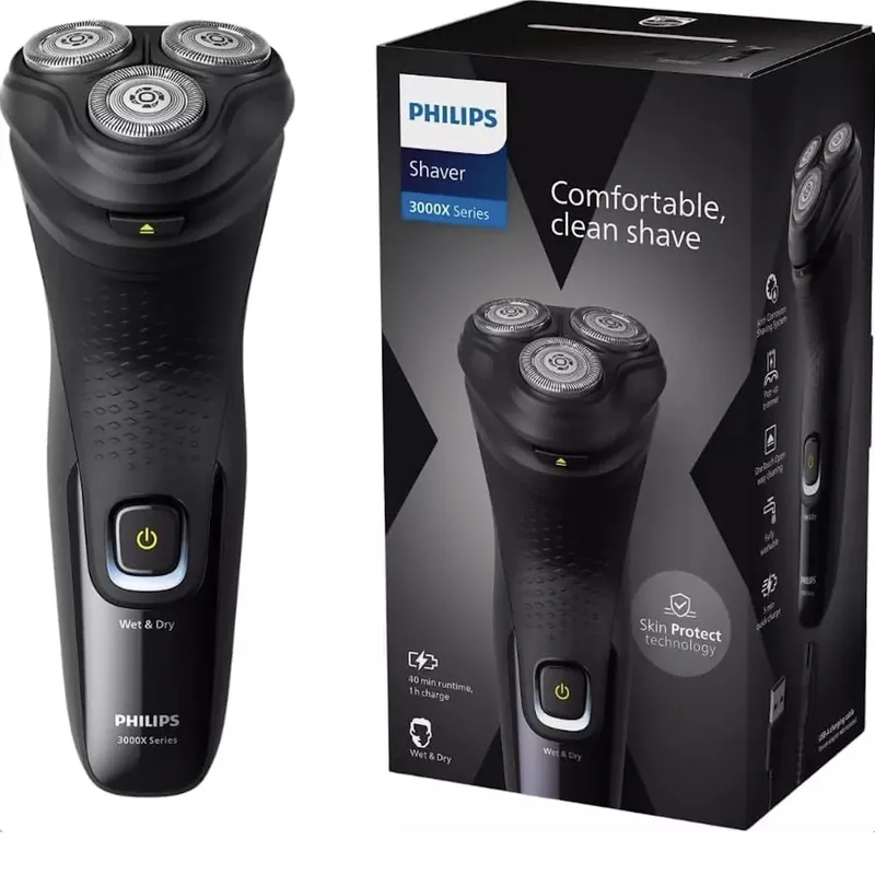 PHILIPS - Afeitadora Philips 3d Skinprotect + Patillero Y Carga En 1hr