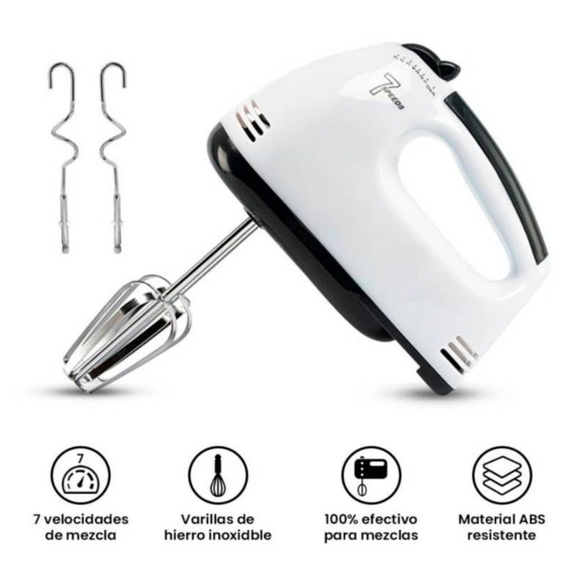 GENERICO - Batidora de Mano 260W – 7 Velocidades