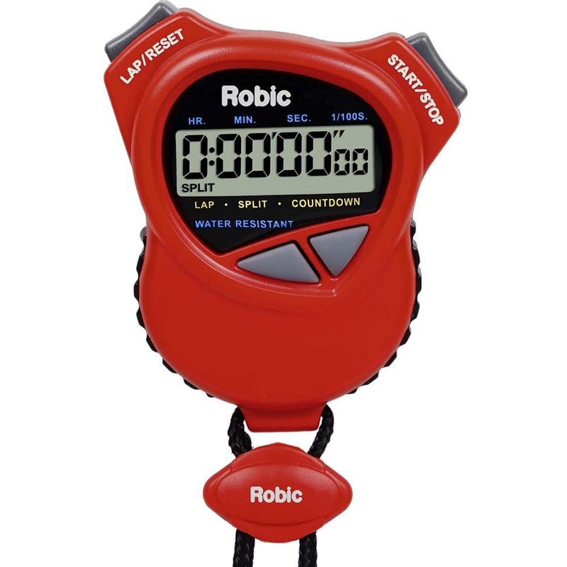 ROBIC - Cronómetro Robic 1000W Alta Precisión Conteo Regresivo 01100 Rojo