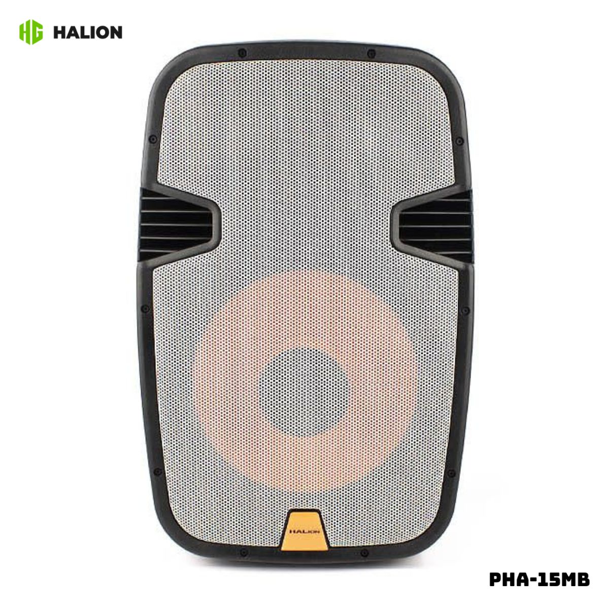 HALION - PARLANTE ACTIVO HALION 2000W 2UHF MIC BATERIA - PHA-15MB