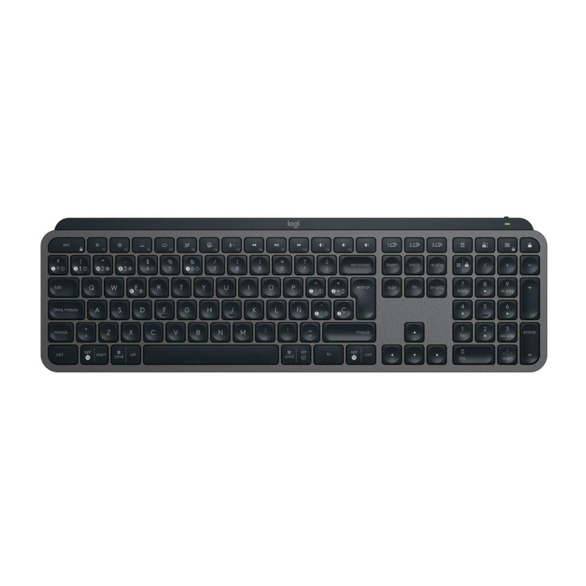 LOGITECH - TECLADO LOGITECH MX KEYS S ILLUMINATED INALAMBRICO BLUETOOTH NEGRO