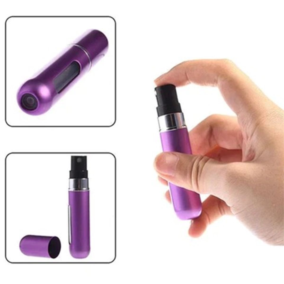 GENERICO - Atomizador dispensador de Perfume Portatil 5ml Color Aleatorio