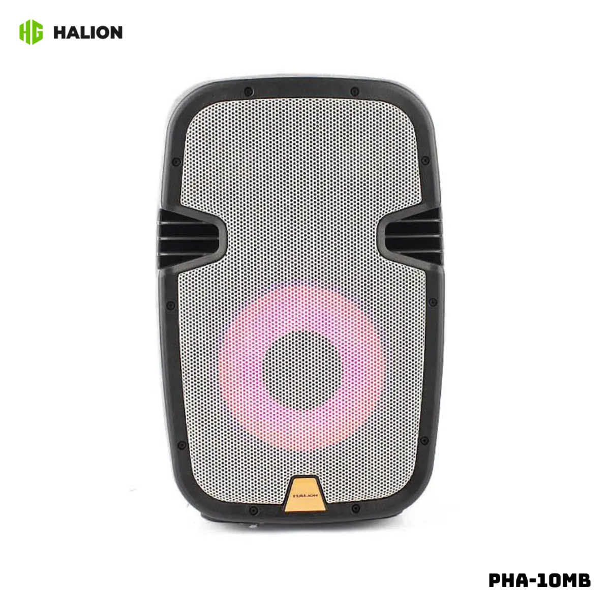 HALION - PARLANTE ACTIVO HALION 1000W 1UHF MIC BATERIA - PHA-10MB