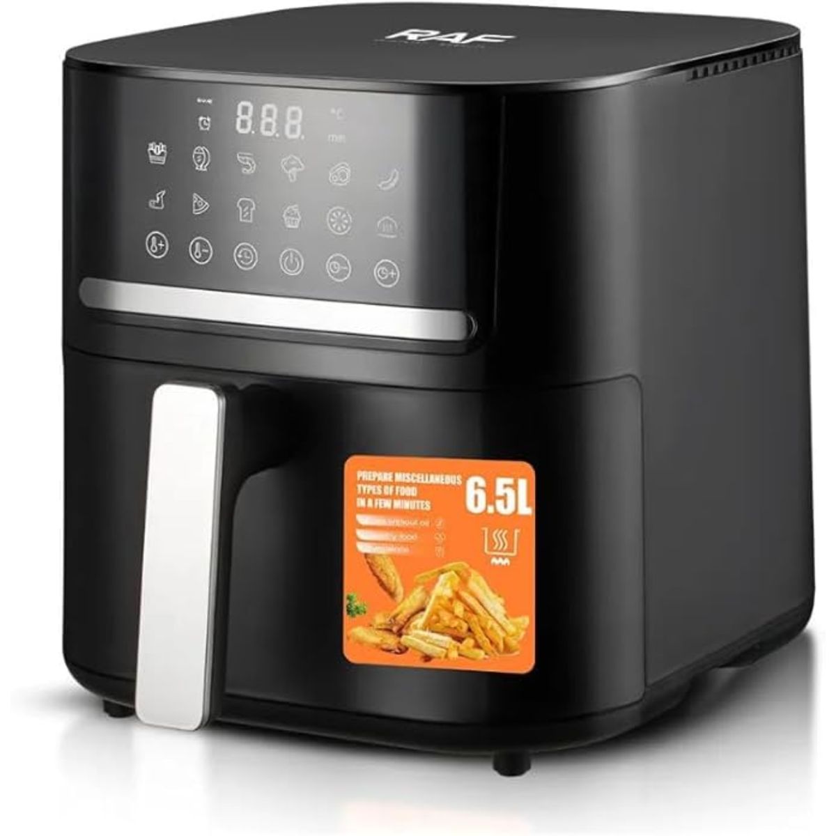 OEM - Freidora de Aire con Pantalla Digital RAF 6500ml