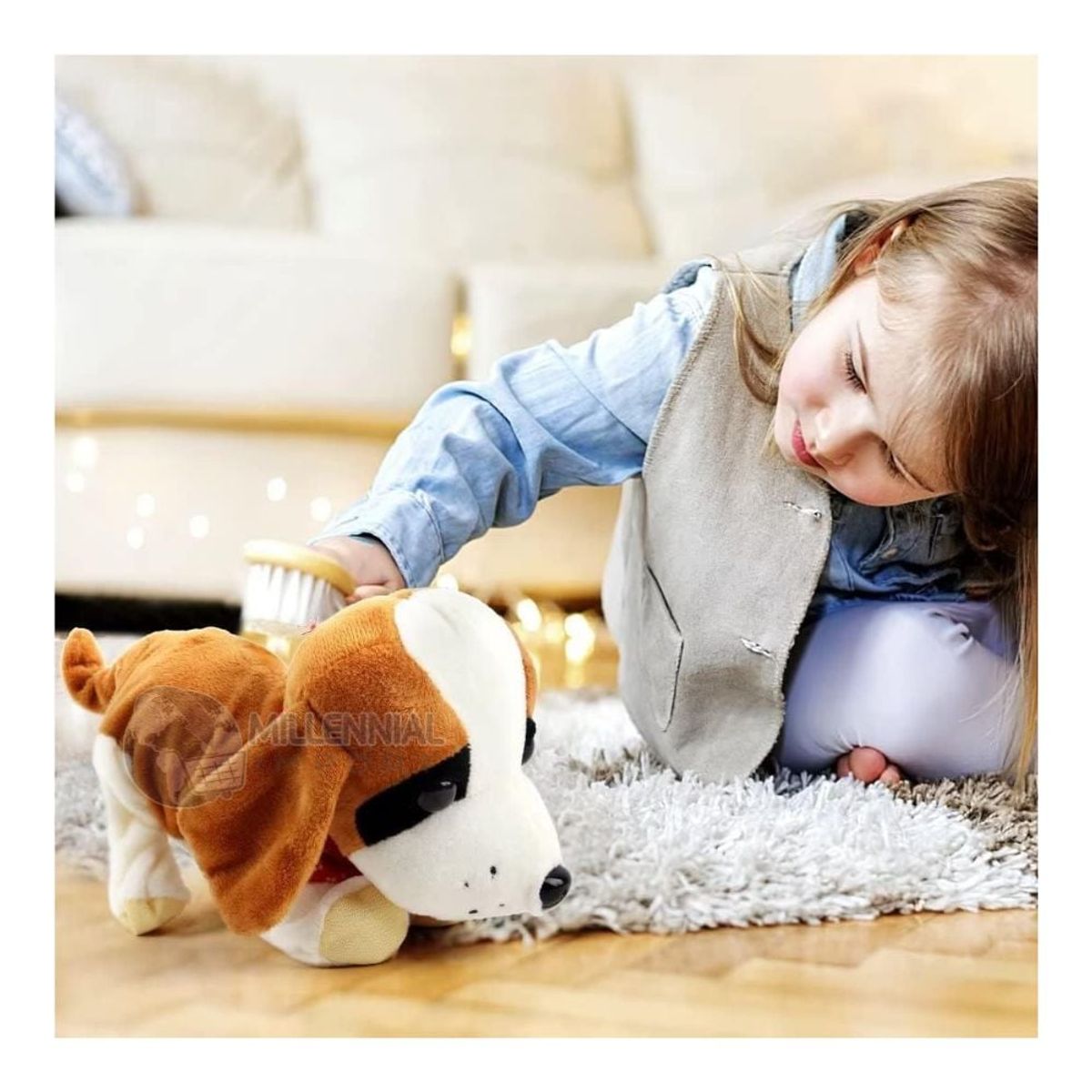 GENERICO - Perrito Robot Peluche Interactivo - Sensor Táctil y Sonido