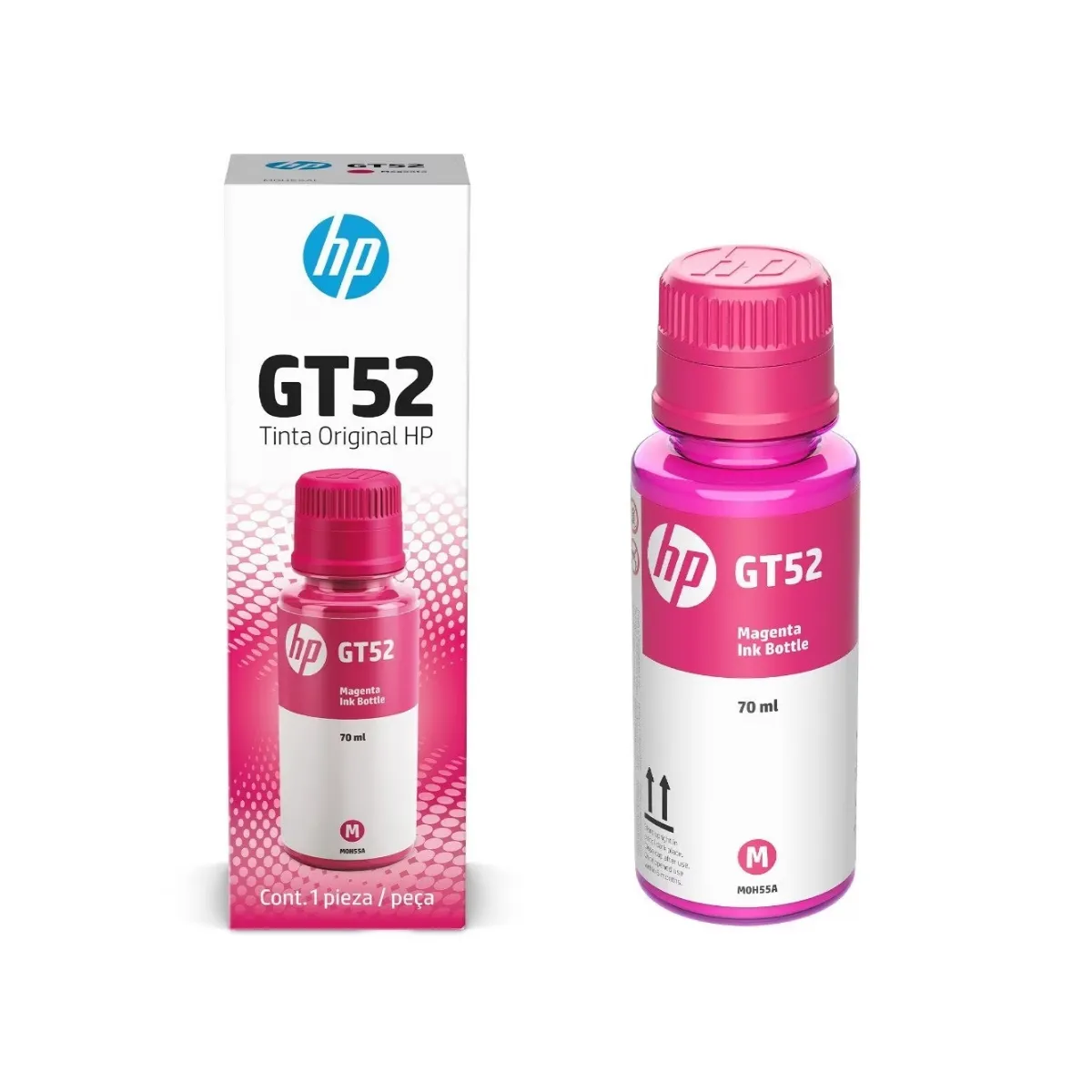 HP - Botella De Tinta HP GT52 Magenta