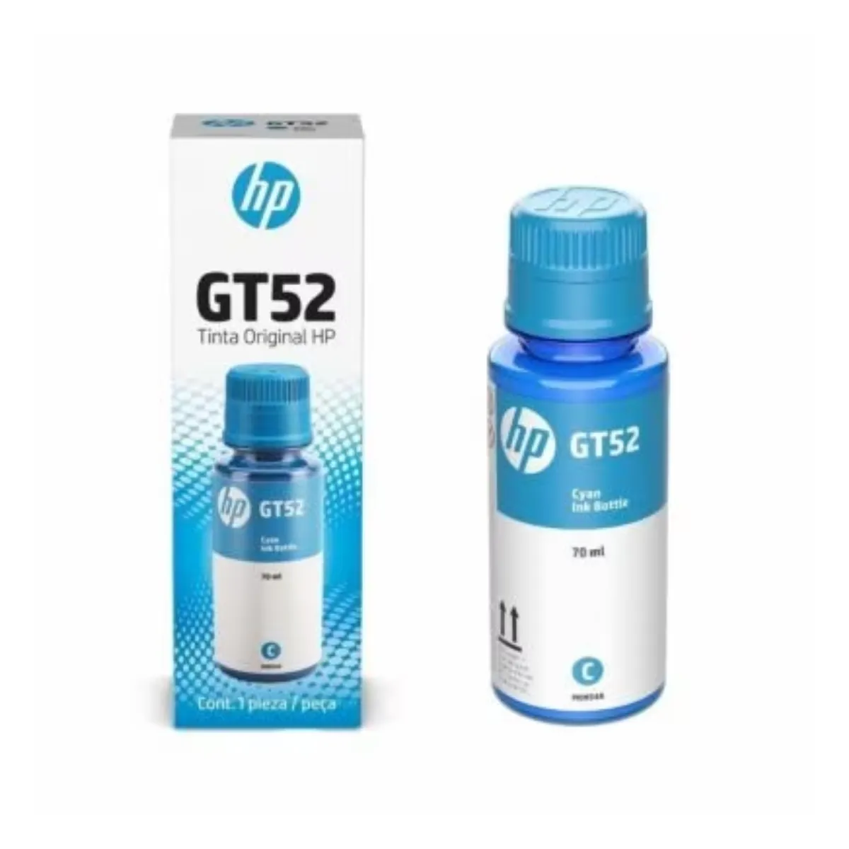 HP - Botella De Tinta HP GT52 Cyan