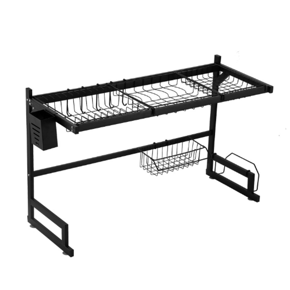 GENERICO - Escurridor De Platos 1 Nivel - Negro