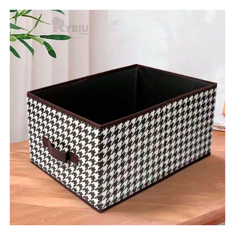 GENERICO - Cajon con Estilo Unico 47x28x20 en Marron Y+Gift MiniAgenda