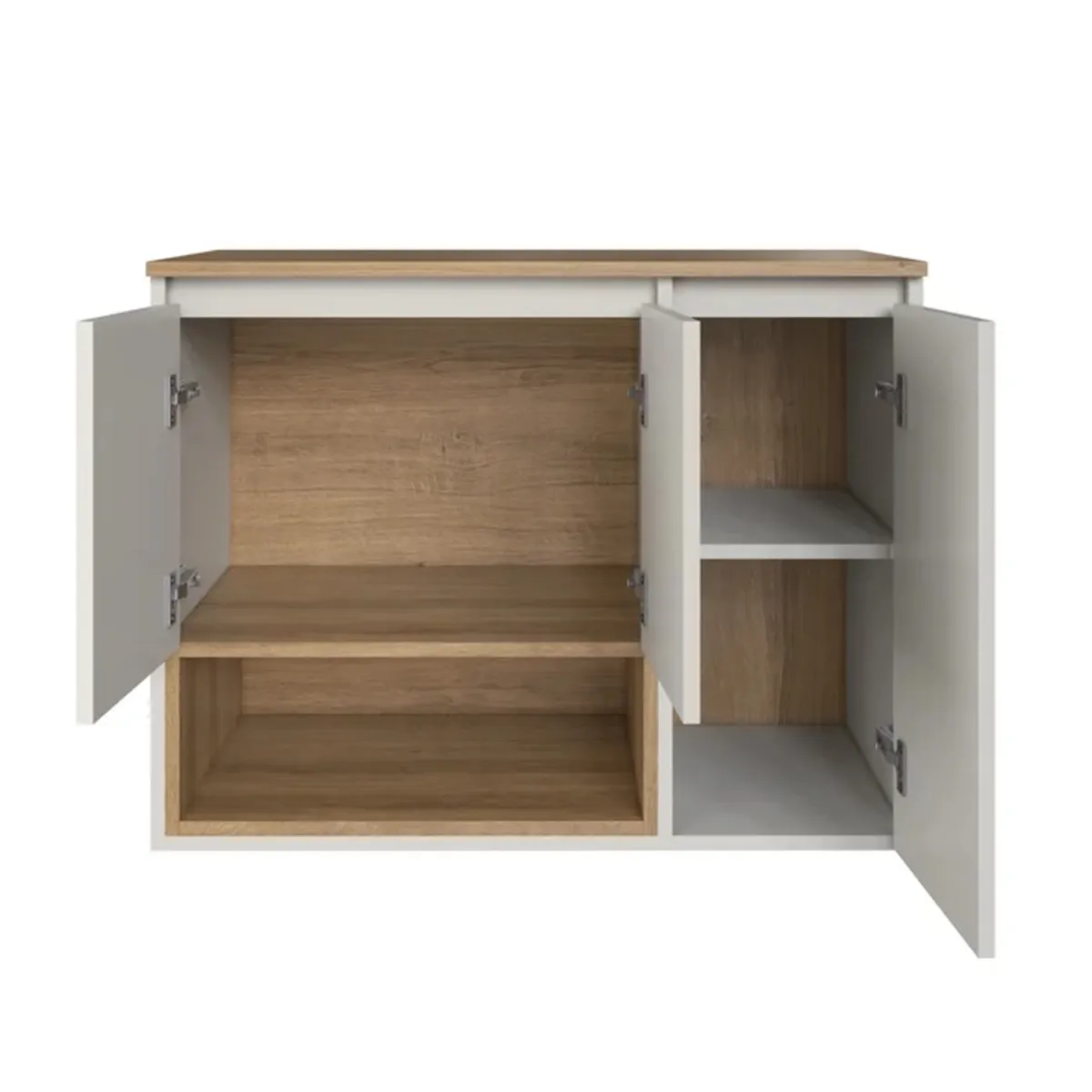 GENERICO - Mueble de Baño Saimori Blanco y Marrón R&R MUEBLES