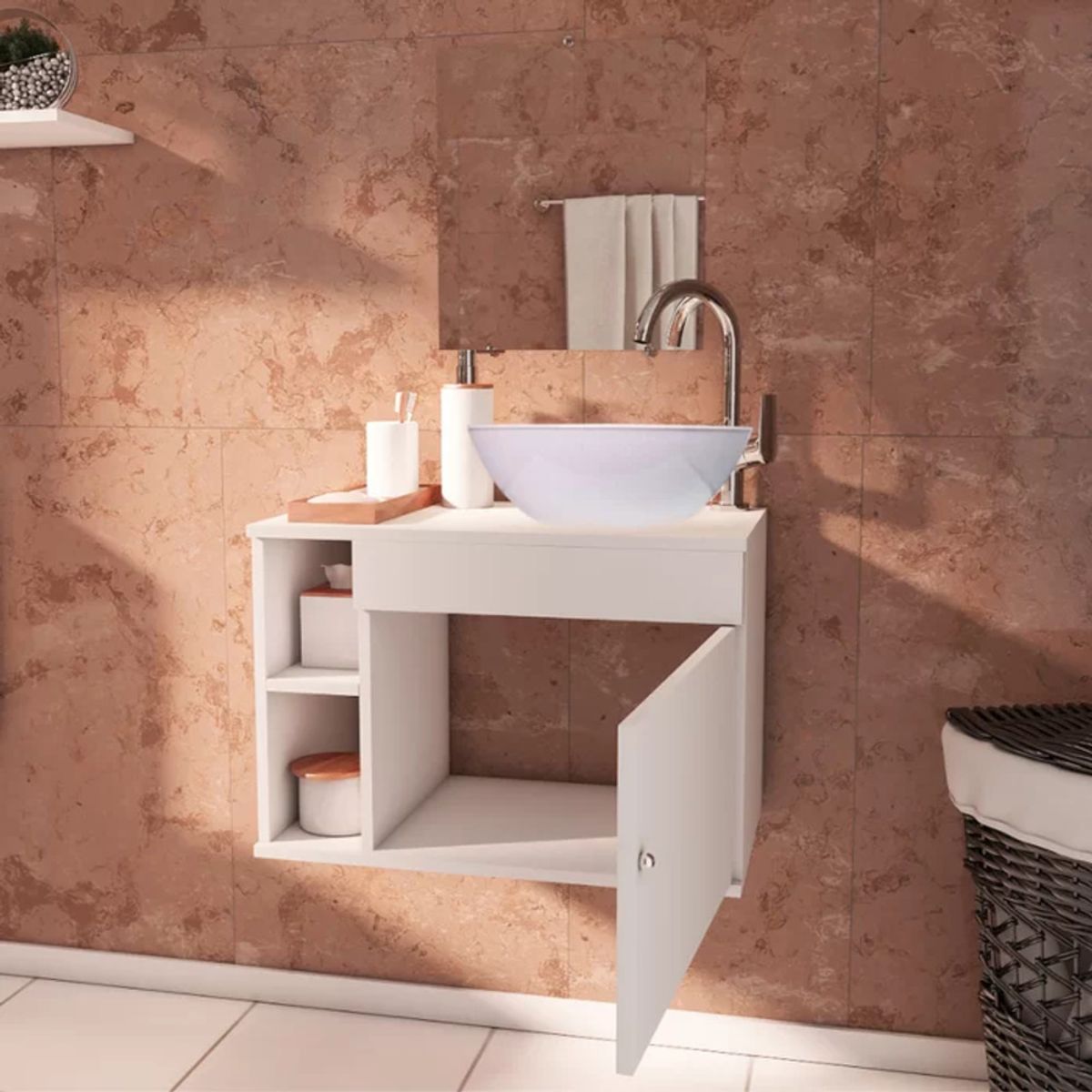 GENERICO - Mueble de Baño Sumi Blanco R&R MUEBLES