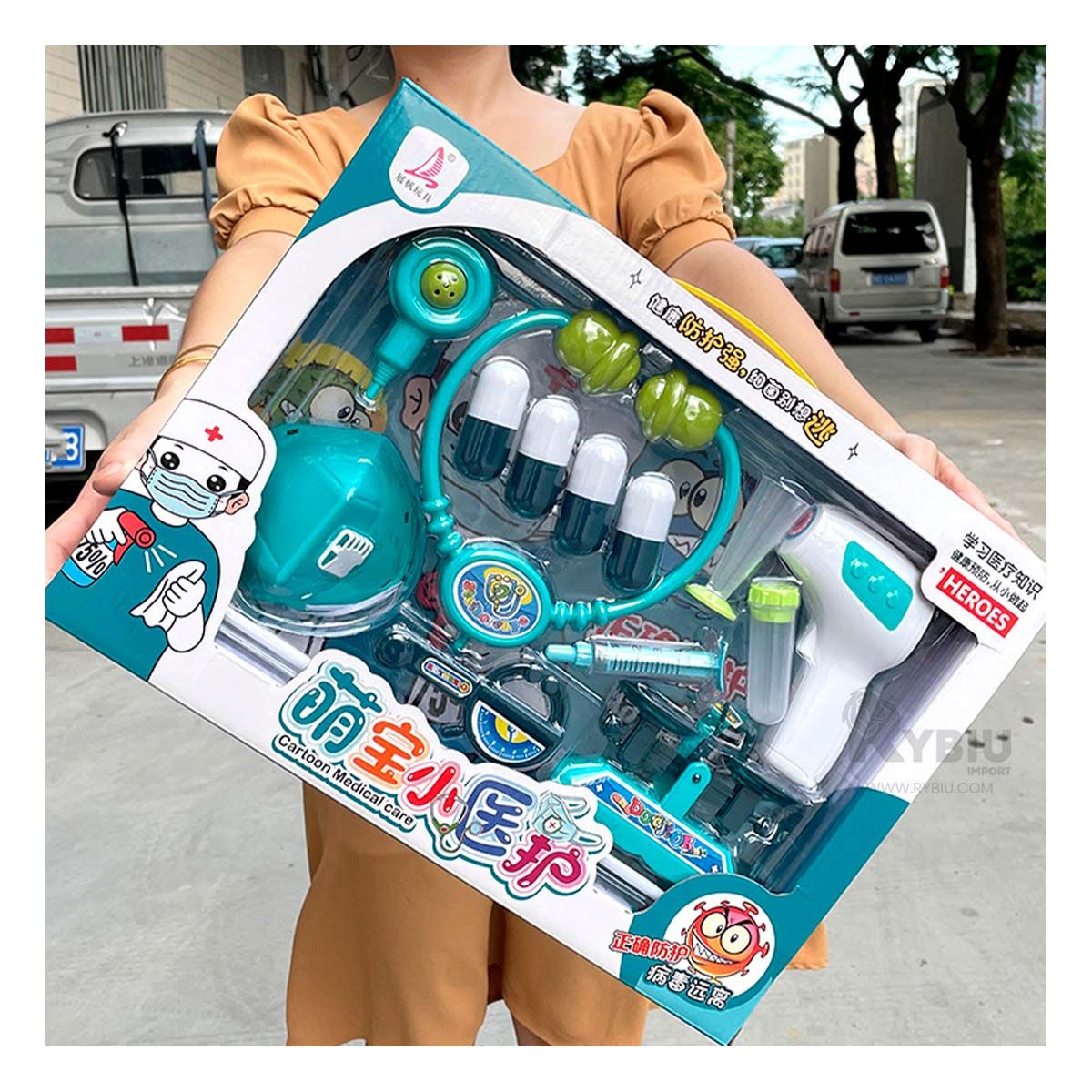 GENERICO - Set de Divertido de Niñas en Caja Verde Y+Papel de Regalo