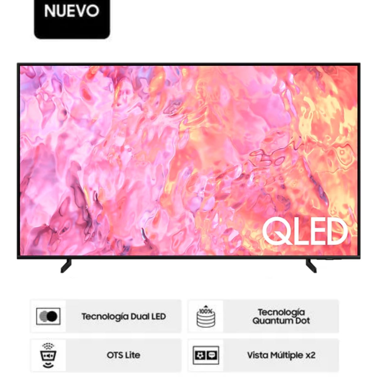SAMSUNG - Televisor SAMSUNG Smart TV 75 QLED TIZEN 4K QN75Q60CAG