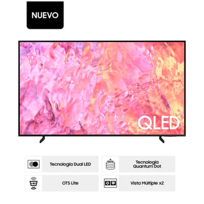 SAMSUNG - Televisor SAMSUNG Smart TV 75 QLED TIZEN 4K QN75Q60CAG