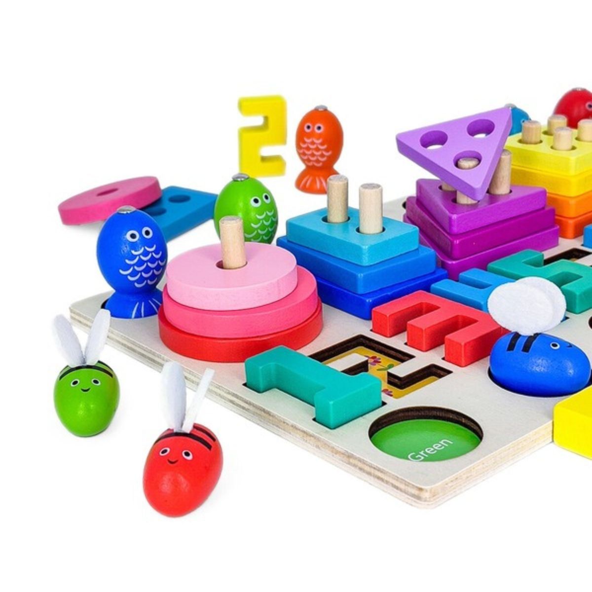 GENERICO - Tablero Didáctico Montessori Seriación Pesca