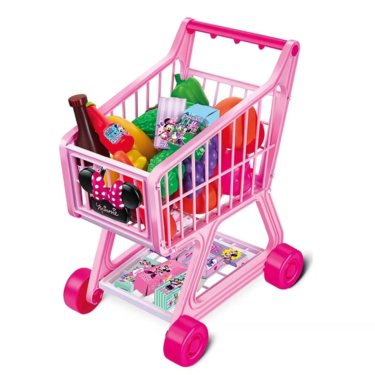 DISNEY - Juguete Carrito de Compras Supermercado Minnie Mouse