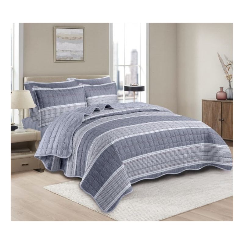 GOLDSUN - CUBRECAMA GOLDSUN 7 PIEZAS DE 2 PLAZAS