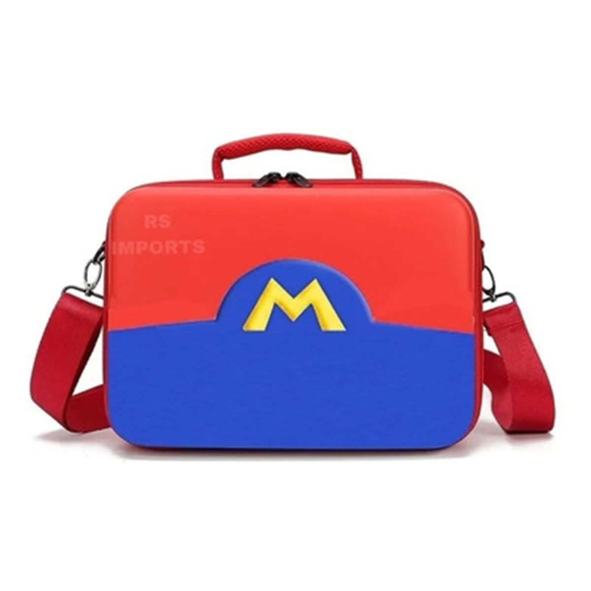 GENERICO - Maleta Mario rojo y azul Nintendo Switch