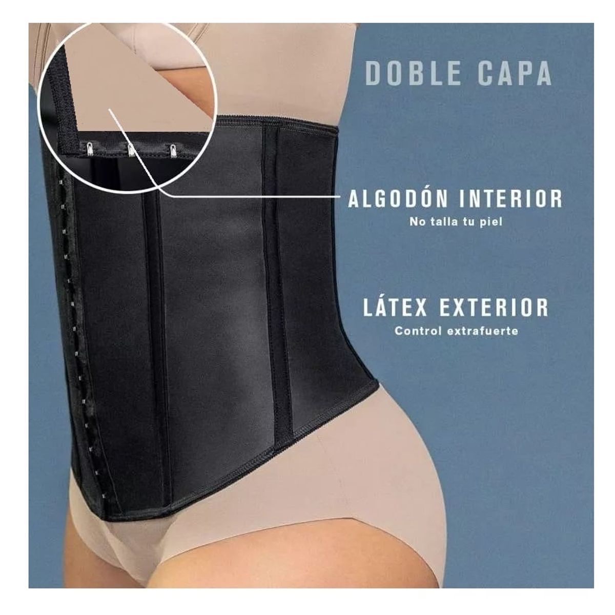 OEM - Faja Reductora Mujer Alta Compresión de Cintura Gym Oficina Evento