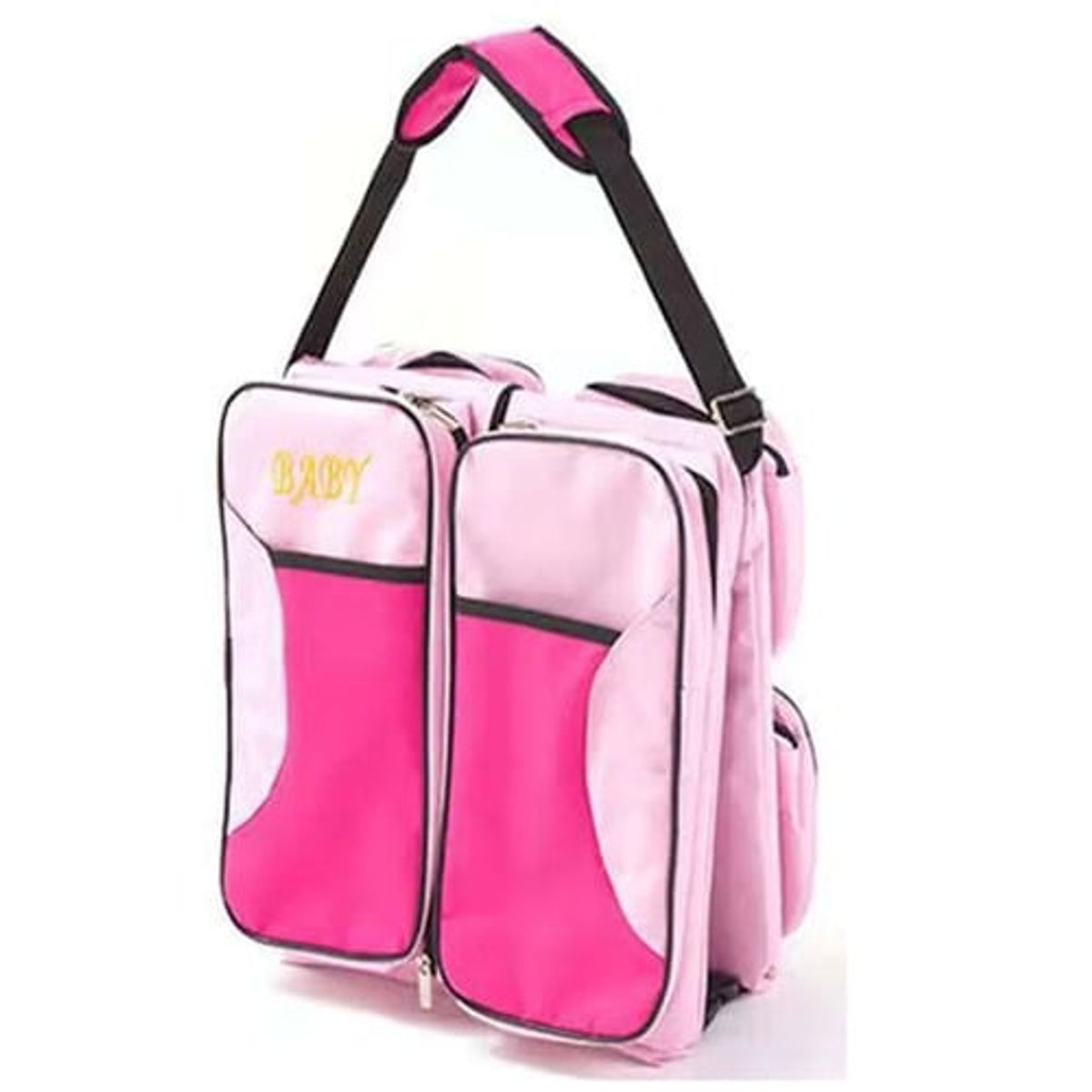 GENERICO - Pañalera Cambiador Portatil Para Bebe Cuna Convertible Bolso