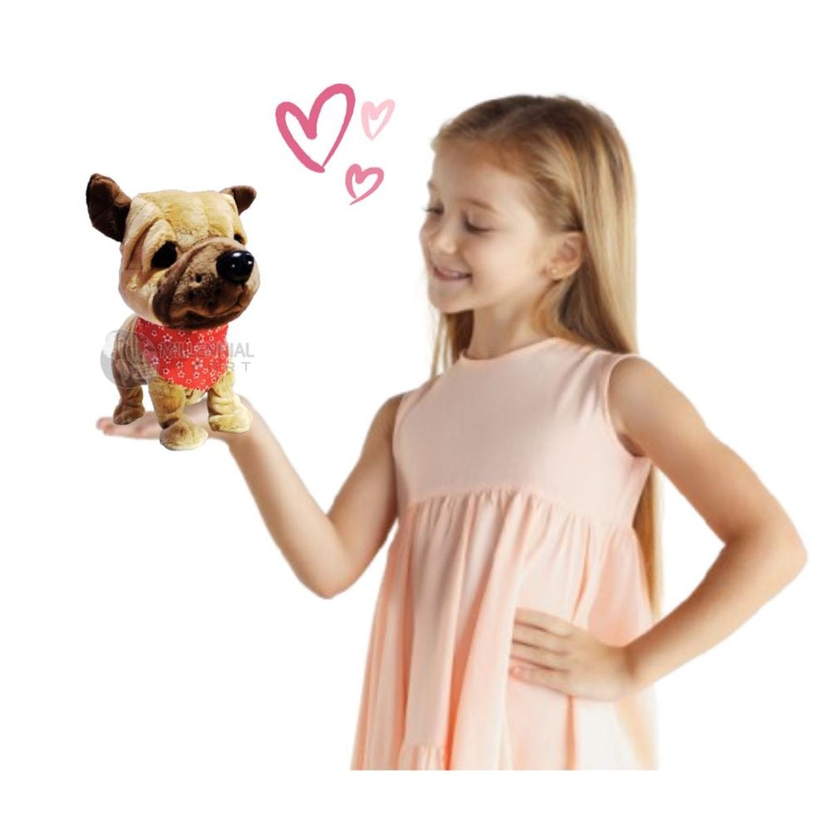 GENERICO - Cachorro Interactivo Mascota de Peluche Juguete Electrónico