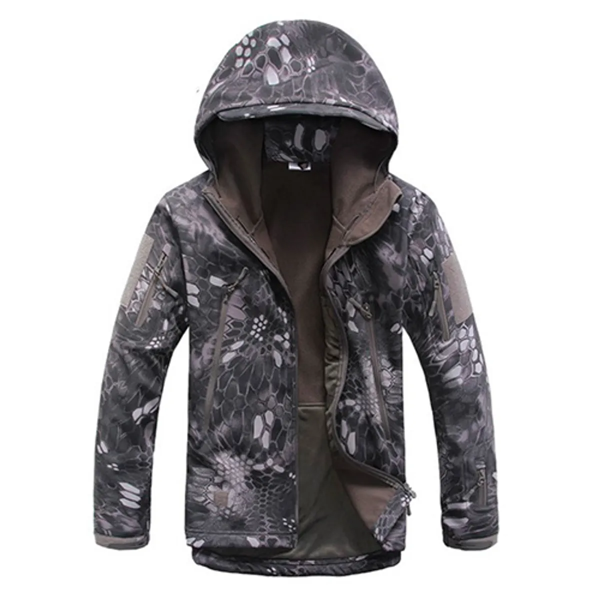 GENERICO - Chaqueta Tactica Casaca Piel De Tiburon Camping Trekking- Camuflada