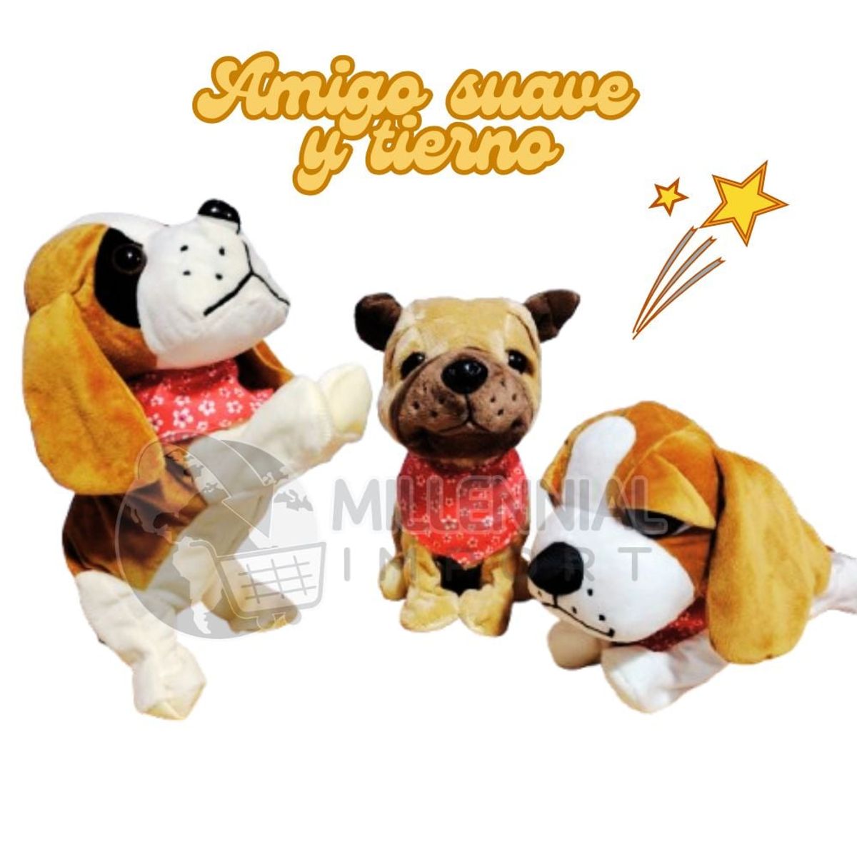 GENERICO - Peluche Perrito Interactivo Mascota Inteligente - Grande