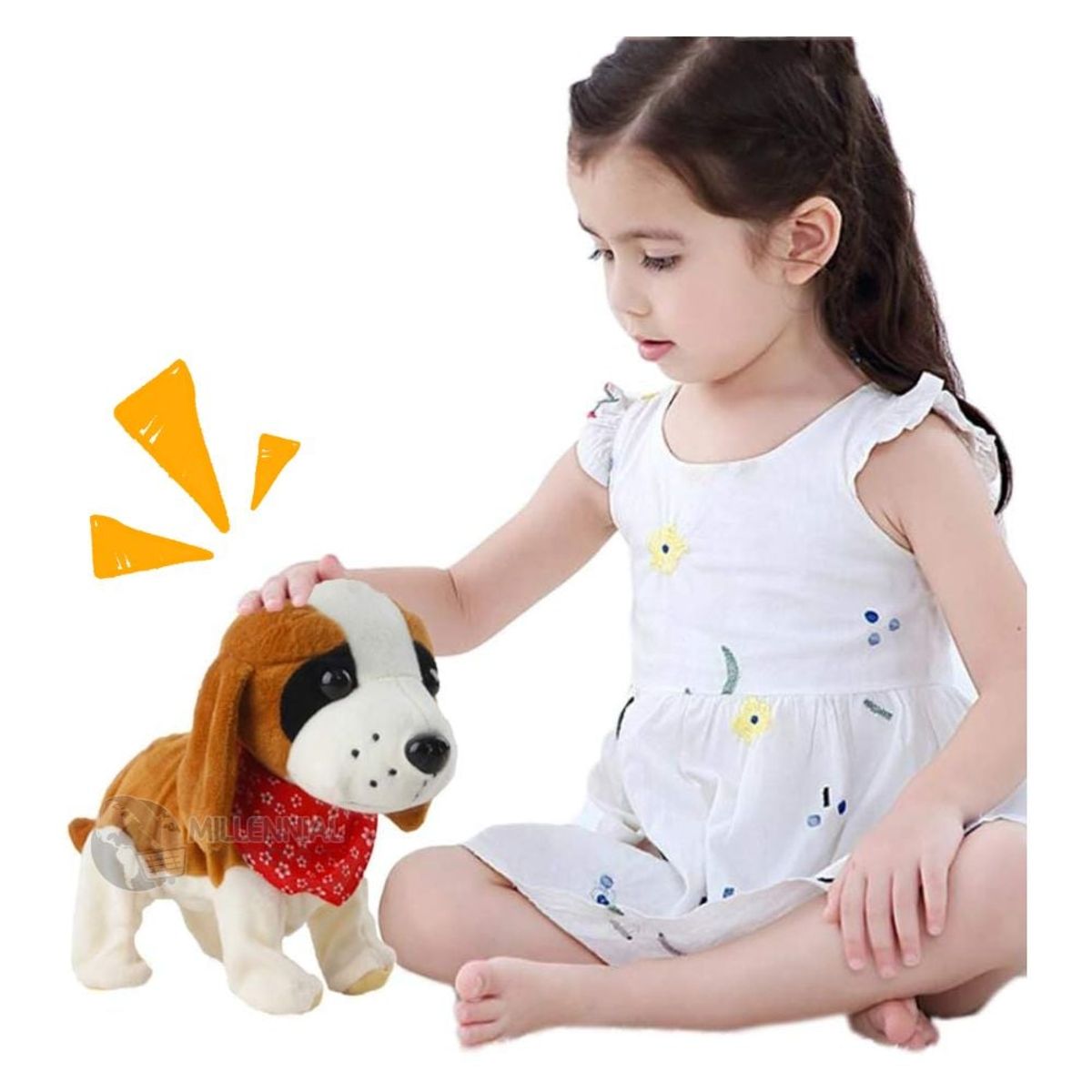 GENERICO - Peluche Perrito Interactivo Mascota Inteligente - Grande