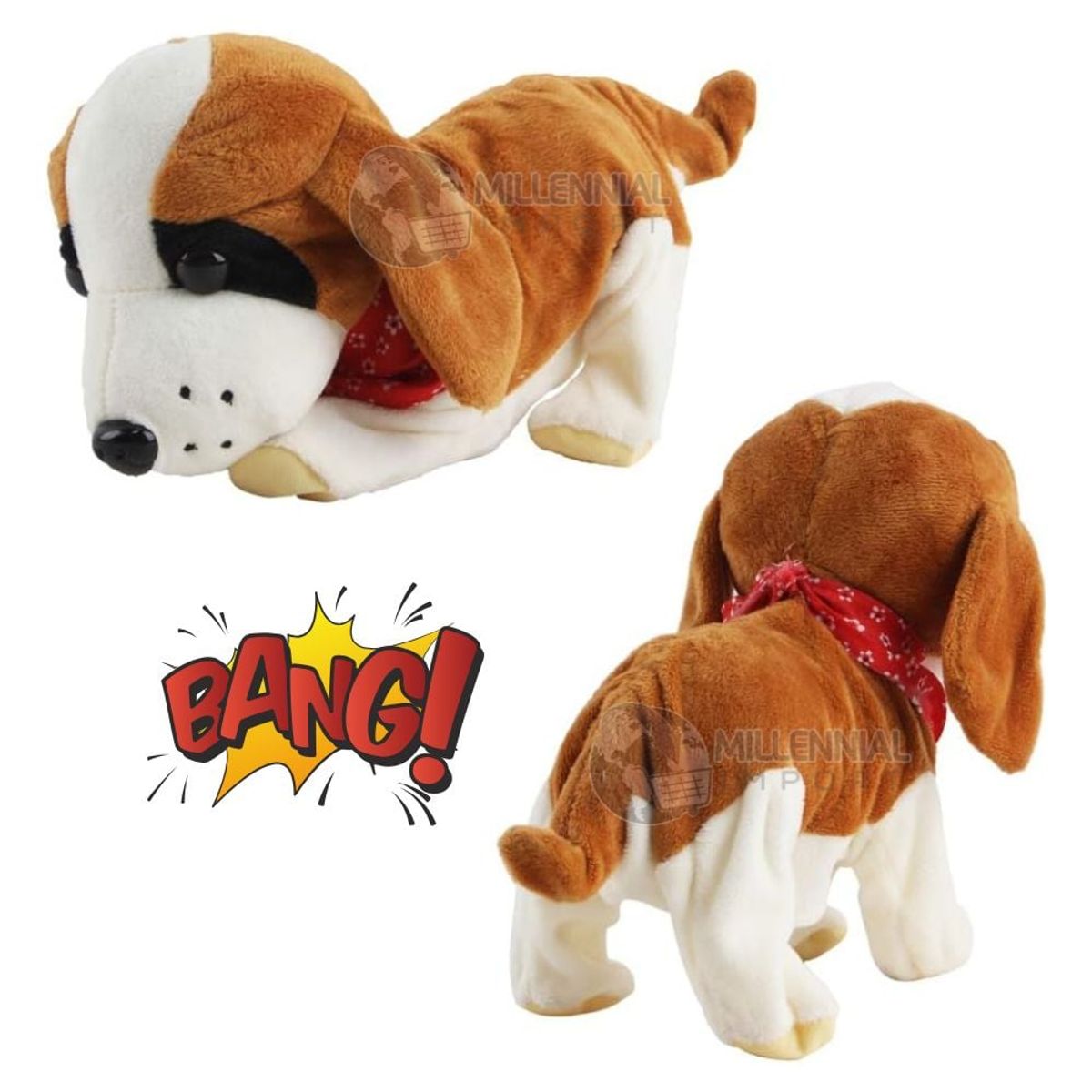 GENERICO - Mascota Interactiva Perrito Robot Inteligente Juguete  Electrónico con Ladridos