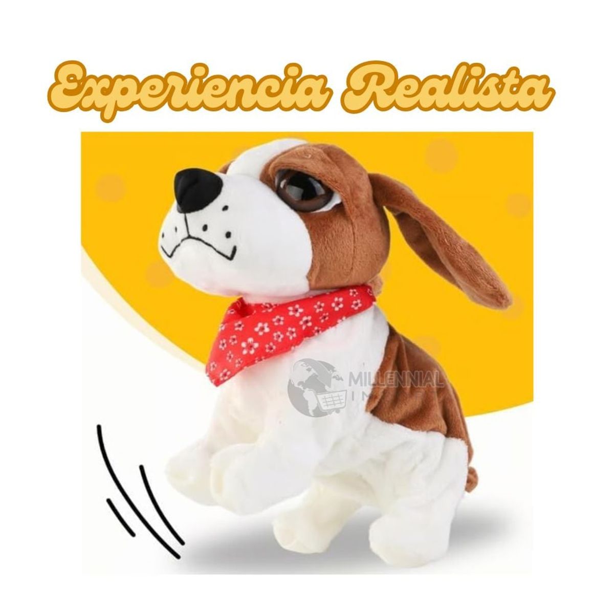 GENERICO - Mascota Interactiva Perrito Robot Inteligente Juguete  Electrónico con Ladridos