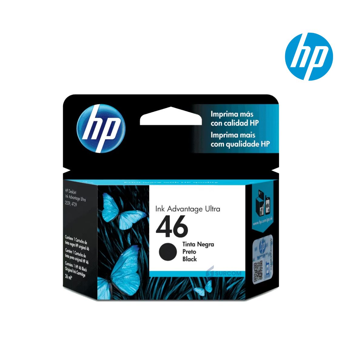 HP - Tinta Hp 46 Cz637al - Negro