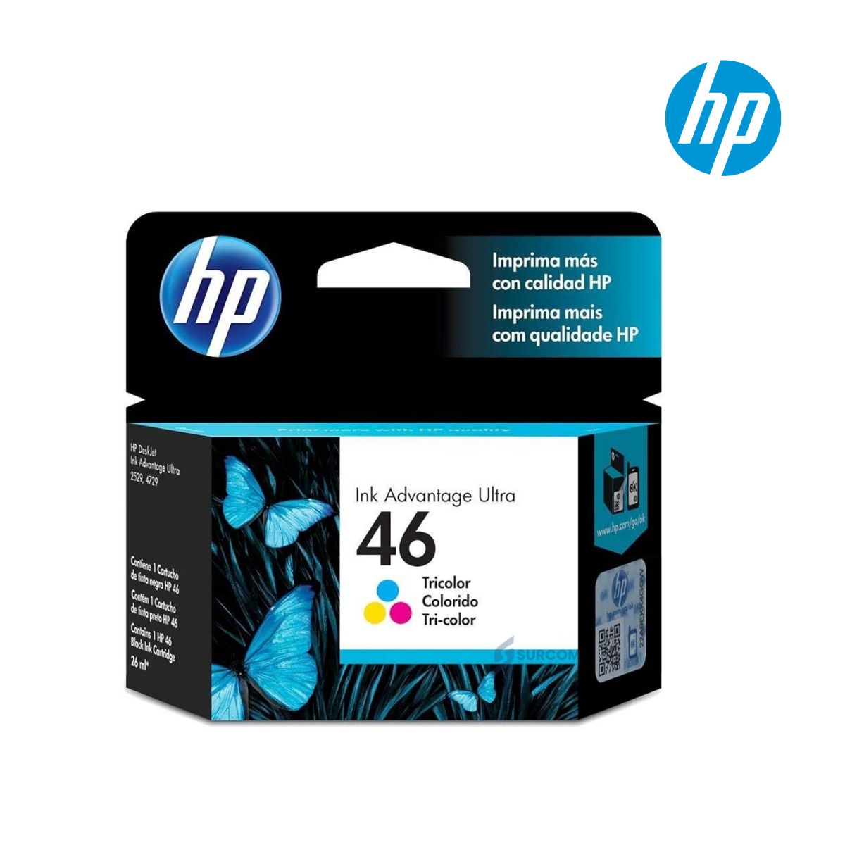 HP - TINTA HP 46 CZ638AL - TRICOLOR